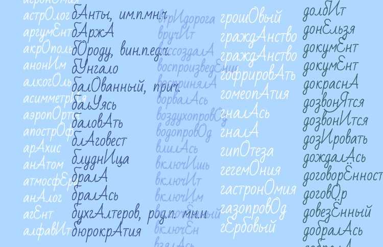 Частые ошибки при произношении слова 