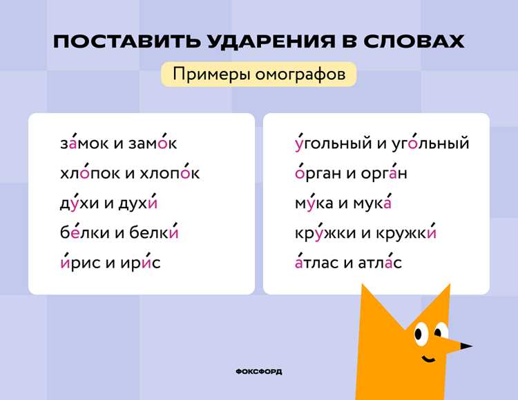 Региональные различия в ударении